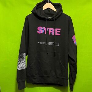 Large MSFTSrep SYRE Jaden Smith Hoodie Black Pink Blue Graphic Print